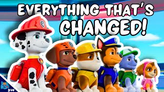 Everything Thats CHANGED in Paw Patrols NEW Animation Style [upl. by Yrtnahc]