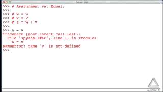 Unit 3 Video 2 Assignment vs Equal [upl. by Tiffany]