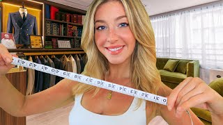 ASMR SUIT MEASURING  Detailed Head To Toe Realistic Tailor Measuring You 📏  Soft Spoken [upl. by Stein588]