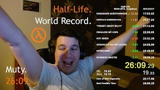 HalfLife Speedrun in 2609Former World Record [upl. by Ronn]