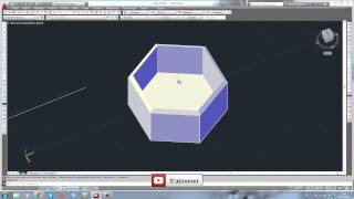 Tutoriel Autocad3D  Chanfrein  Extruder les faces etc [upl. by Jenny294]