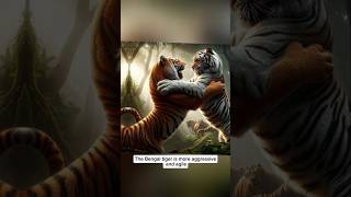 Siberian Tiger VS Bengal Tiger Who Will Wintigersiberiananimalstropicalshortvideoshort [upl. by Dnalel384]