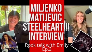 Miljenko Matijevic of STEELHEART interview favorite songs Rockstar movie new projects and more [upl. by Khalin]