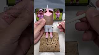 Clay Artisan JAY ：Sculpting a Sweet and Adorable Character Eating Ice Cream [upl. by Eintruok]