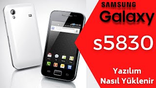 Samsung S5830 yazılım nasıl yüklenir Yazılım Güncelleme nasıl yapılır How to update samsung s5830 [upl. by Callan416]