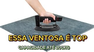 Comprei uma Ventosa Profissional Sucção Vácuo  Suporta até 200kg [upl. by Mellette]