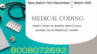 Medical coding Demo class  New course starting from 14th December [upl. by Schuster]