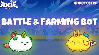 AXIE INFINITY BOT  AUTO FARMING SLP  AUTO BATTLE  TUTORIAL DOWNLOAD LINK 2022 [upl. by Notac672]