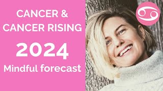 CANCER SUN amp CANCER RISING ASTROLOGY YEARLY FORECAST 2024 [upl. by Nilorac272]