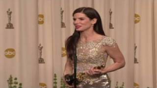 CNN Sandra Bullock wins Oscar for best actress in awe of this [upl. by Ameline]