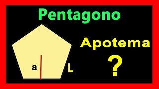 ✅👉 Apotema de un Pentagono Regular [upl. by Ainekahs]