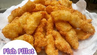 CRISPY FISH FILLET RECIPE  CREAM DORY FISH FILLET [upl. by Eitnom364]