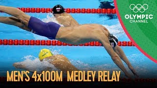 Michael Phelps Last Olympic Race  Swimming Mens 4x100m Medley Relay Final  Rio 2016 Replay [upl. by Stonwin]