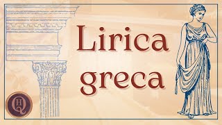 Letteratura greca 1 lirica greca [upl. by Ahsyt]