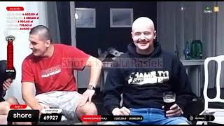 Pasza naśladuje Don Kasjo WCZUŁ SIĘ DYMY STREAM ZŁOTO Youtube Shore 5 YTSHORE FAME MMA 15092020 [upl. by Gnut]