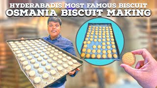 Osmania Biscuit Making  Hyderabad Most Famous Biscuit  Osmania Biscuit Recipe  Indian Street Food [upl. by Howlend]