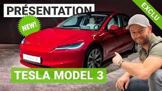 EXCLU Nouvelle Tesla Model 3  révolution ou simple évolution [upl. by Aisenet]