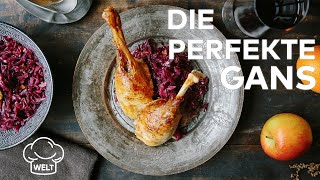 ULTIMATIVES GÄNSEBRATENREZEPT So gelingt der perfekte Festtagsbraten  WELT Rezepte [upl. by Santoro]