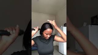 HOW TO STYLE A BOB WIG wiginstall wiginfluencer wigtutorial wiginfluencer youtubeshorts [upl. by Klemens]