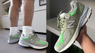 New Balance 990v3 Patta  review amp on feet [upl. by Arotak]