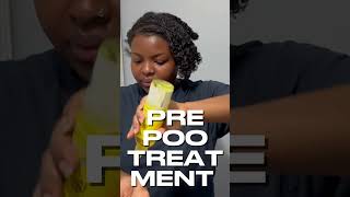 PrePoo Treatment on Natural Hair naturalhair prepoo naturalhaircare [upl. by Jecon]