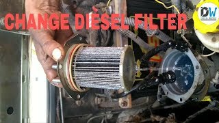 HOW TO CHANGE DIESEL FILTER CRDI VEHICLE [upl. by Llacam]