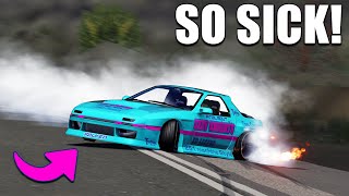 RX7 Nikko Circuit Drift  Assetto Corsa NEW TRACK [upl. by Aralc]