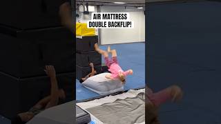 AIR MATTRESS DOUBLE BACKFLIP 🤯 [upl. by Iinde]