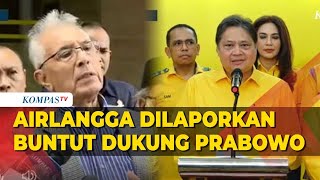 Airlangga Hartarto Dilaporkan ke Mahkamah Partai Imbas Dukung Prabowo Capres [upl. by Anaitit]