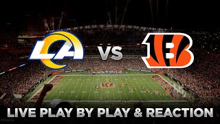 Rams vs Bengals Live Play by Play amp Reaction [upl. by Ylrebma151]