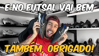 A TIEPO 10 ACADEMY PARA FUTSAL É UMA BOA OPÇÃO  Analise Nike Tiempo Legend 10 Academy IC [upl. by Ecirtap377]