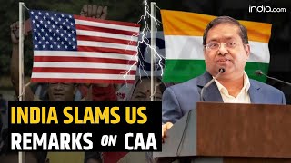 Misplaced misinformed and unwarranted India slams US remarks on CAA [upl. by Pietra]