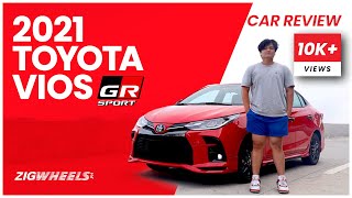 2021 Toyota Vios GRS Review  ZigwheelsPh [upl. by Kenleigh]