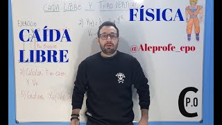 CAIDA LIBRE  FÍSICA  Fórmulas y gráficos Problema 1 fisicauniversitaria física ciencia [upl. by Stover]