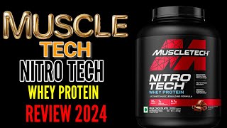 Muscle Tech NitroTech Whey Protein review 2024 Muscle tech whey protein  best whey proteinyoutube [upl. by Henry]