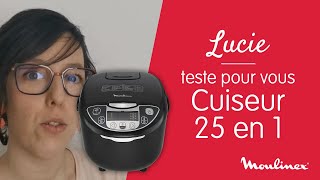 MOULINEX  Test et avis sur le Cuiseur 25en1  Faites un délicieux riz au lait avec Lucie [upl. by Straub]