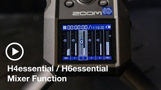 Using the H4essential and H6essential Mixer Function [upl. by Bocock318]