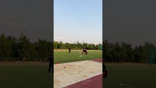 Long jump 650 mviralvideo motivation longjump tracknfield running [upl. by Carmelina]