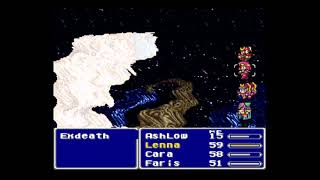 Final Fantasy V Low Level Challenge  Final Battle Exdeath and Neo Exdeath [upl. by Yrelbmik173]