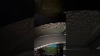 Piper PA46 Mirage  M350 windshield deicing in action [upl. by Earissed]