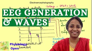 Electroencephalography  EEG waves  CNS Physiology mbbs 1st year lecture [upl. by Leinaj]