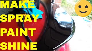 How To Wet Sand and Polish After Spray Painting Car [upl. by Zorina]