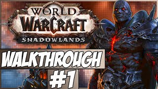 World Of Warcraft Shadowlands Walkthrough  Episode 1  In To The Shadowlands [upl. by Leunamnauj]