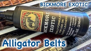 Bickmore Exotic on Alligator Belts in 4k UHD [upl. by Letitia]