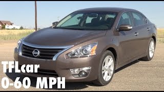 2014 Nissan Altima 060 MPH Review So why do we test family cars on the track [upl. by Nirag406]