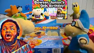 SML Movie Bowser Juniors 9th Birthday REACTION sml bowserjunior jeffy 😂🎂🦖 [upl. by Erda]