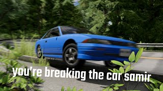 Samir youre breaking the car BeamNG [upl. by Roby]