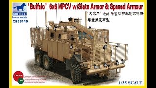 InBox Review Bronco Models CB35145 Buffalo 6x6 MPCV [upl. by Notsirb984]