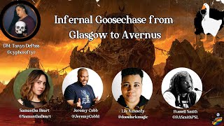 An Infernal Goose Chase from Glasgow to Avernus live from WorldCon Glasgow [upl. by Amol750]