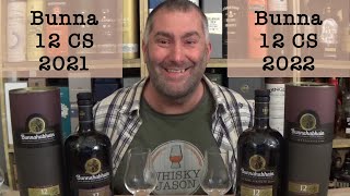 Bunnahabhain 12 Cask Strength 2022 with 566 vs Bunnahabhain 12 Cask Strength 2021 with 551 [upl. by Adnohsed]